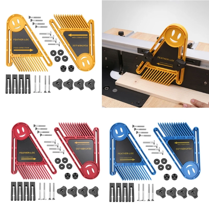 Multi-purpose Feather Loc Board Set Woodworking Engraving Machine Double Featherboards Miter Gauge Slot Woodwork Tool
Multi-purpose Feather Loc Board Set Woodworking Engraving Machine Double Featherboards Miter Gauge Slot Woodwork Tool