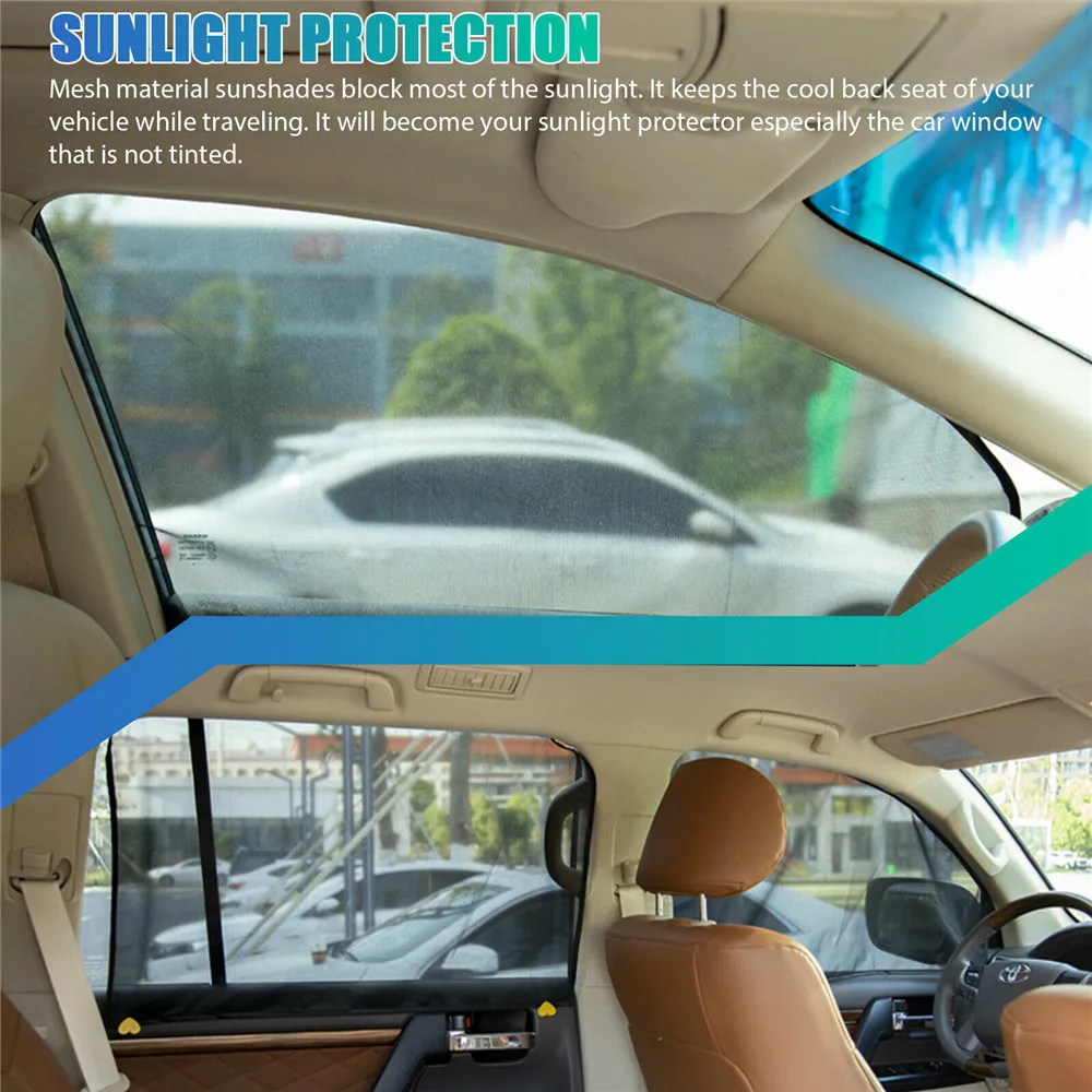 4pcs Car Sunshade Universal Magnetic Mesh Curtain Window Sun Visor Shade Mesh Cover Car Window Curtain Cover Uv Protector
4pcs Car Sunshade Universal Magnetic Mesh Curtain Window Sun Visor Shade Mesh Cover Car Window Curtain Cover Uv Protector