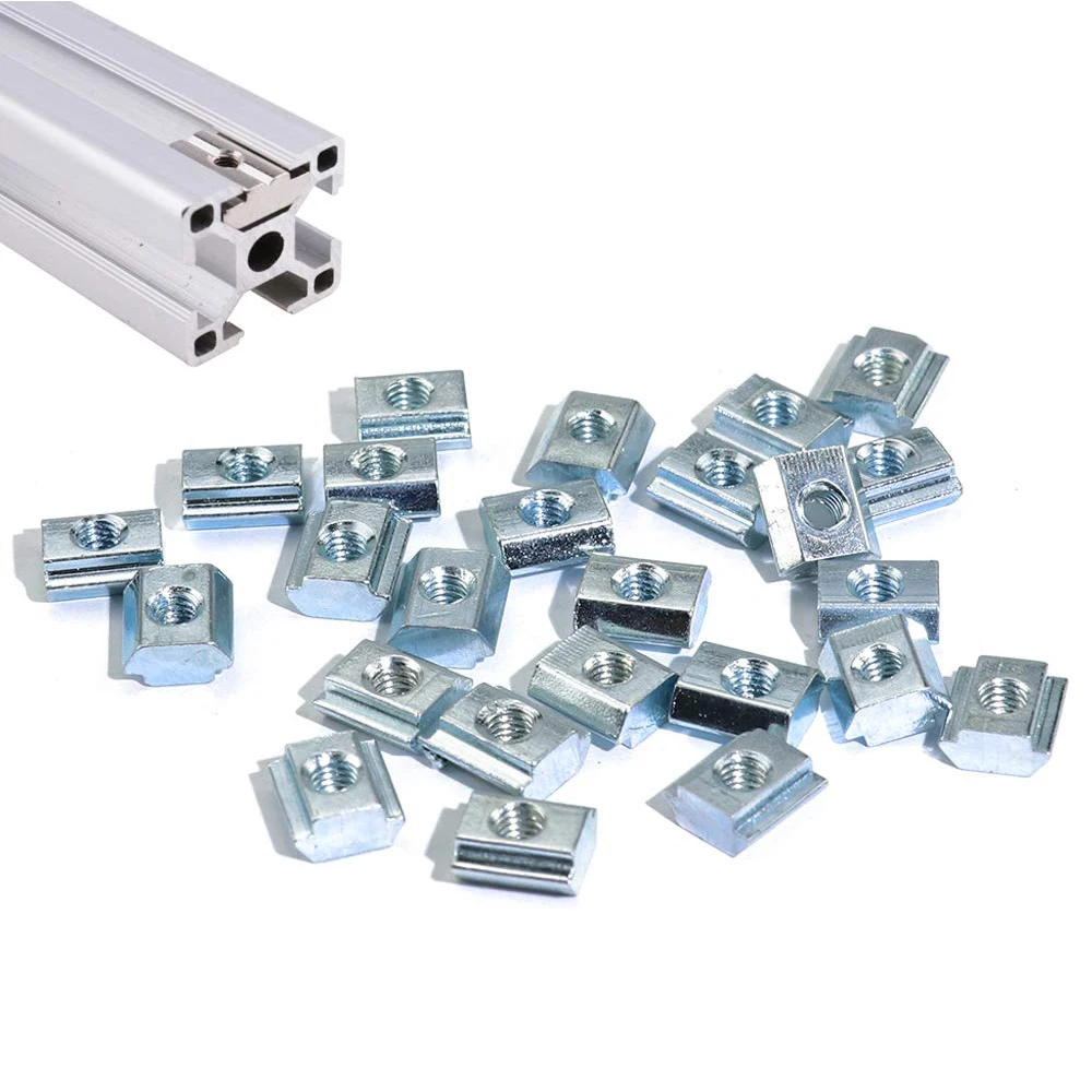 100pcs 50ps 20ps M3 M4 M5 M6 M8 T Block Square nuts T-Track Sliding Hammer Nut for Fastener Aluminum Profile 2020 3030
100pcs 50ps 20ps M3 M4 M5 M6 M8 T Block Square nuts T-Track Sliding Hammer Nut for Fastener Aluminum Profile 2020 3030