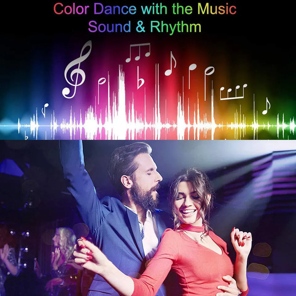 LED Strip Light Music Sync RGB Tape Waterproof 12V Sound Sensor Remote Control Diode Ribbon Neon 5M 10M 15M 20M Backlight
LED Strip Light Music Sync RGB Tape Waterproof 12V Sound Sensor Remote Control Diode Ribbon Neon 5M 10M 15M 20M Backlight