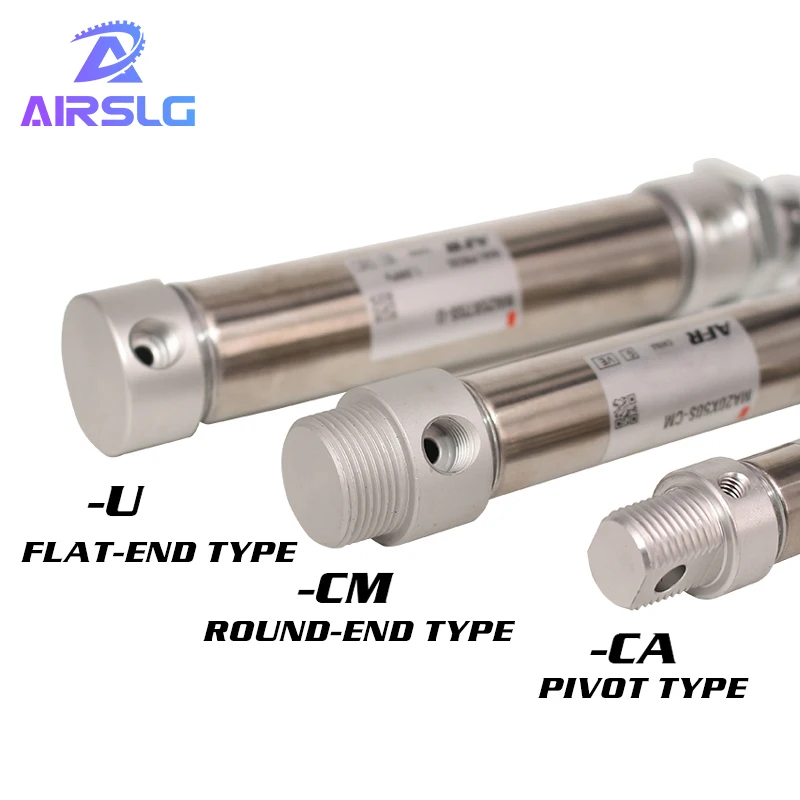 

MA MA40 Pneumatic Stainless *10 Air Cylinder 40mm Bore 10-300mm stroke Double Action Mini Round Cylinders x50 S-CA-U-CM