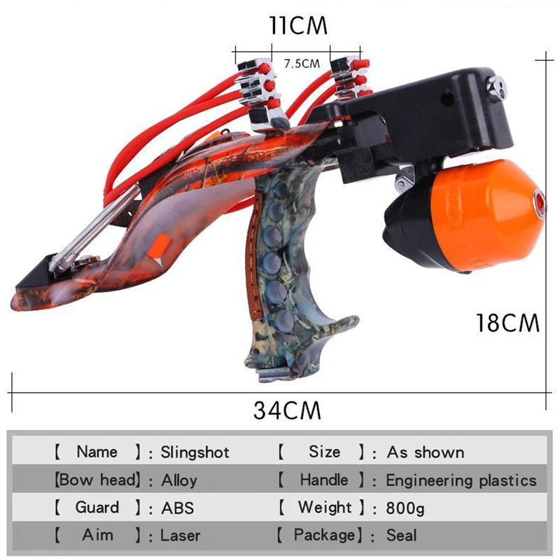 Big Power Slingshot Fishing Outdoor Survival Camping Equipment With Red Laser Catapult Hunting Accessories Self Defense Weapons
Big Power Slingshot Fishing Outdoor Survival Camping Equipment With Red Laser Catapult Hunting Accessories Self Defense Weapons