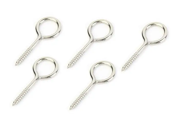 5 шт. M3 M4 M5 самонарезающие винты Болт с овечьим глазом с кольцом крючком 304 нержавеющая сталь
5 шт. M3 M4 M5 самонарезающие винты Болт с овечьим глазом с кольцом крючком 304 нержавеющая сталь