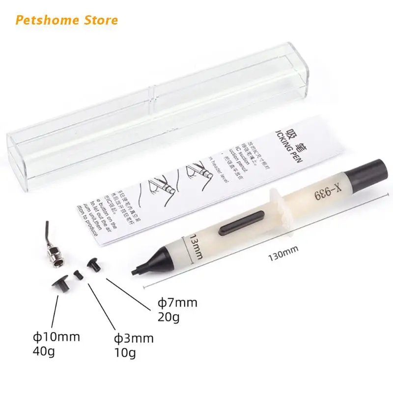 IC SMD Pick up Vacuum Sucking Pen for Precision Component Placement W/ Interchangeable Tips And Cups LX9C
IC SMD Pick up Vacuum Sucking Pen for Precision Component Placement W/ Interchangeable Tips And Cups LX9C