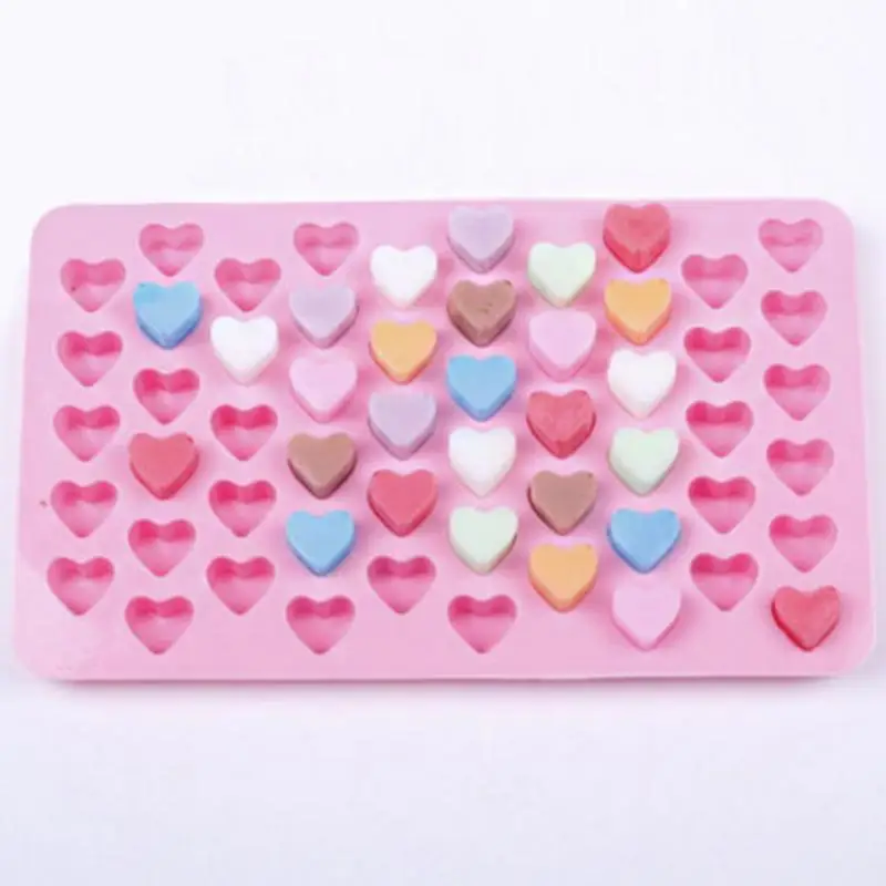 55-Hole Mini Heart Shape Silicone Mold for DIY Chocolate Candy Pastry Dessert Decoration Fondant Mould Kitchenware
55-Hole Mini Heart Shape Silicone Mold for DIY Chocolate Candy Pastry Dessert Decoration Fondant Mould Kitchenware