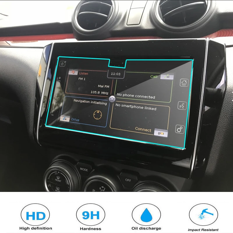 Tempered Glass Screen Protector For Suzuki Swift 2020 Car styling Navigation Steel Portective Auto Accessories
Tempered Glass Screen Protector For Suzuki Swift 2020 Car styling Navigation Steel Portective Auto Accessories