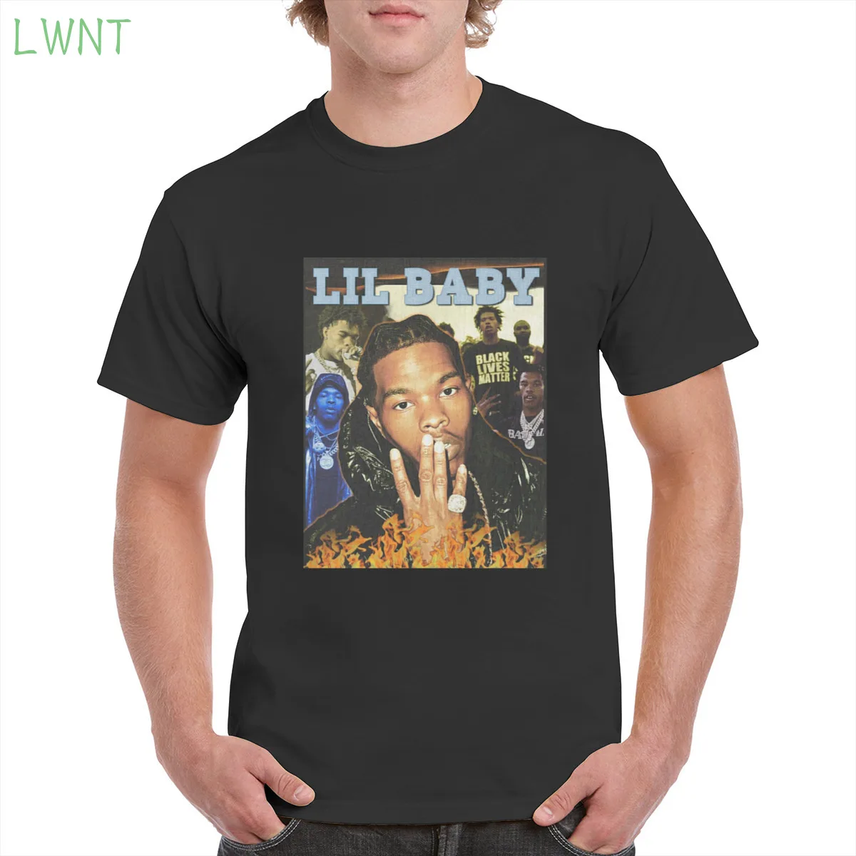 100 % cotton Lil Baby Fire Vintage print t shirt Unisex Harajuku Leisure tshirt gothic punk top oversized men/women's T-Shirts
100 % cotton Lil Baby Fire Vintage print t shirt Unisex Harajuku Leisure tshirt gothic punk top oversized men/women's T-Shirts