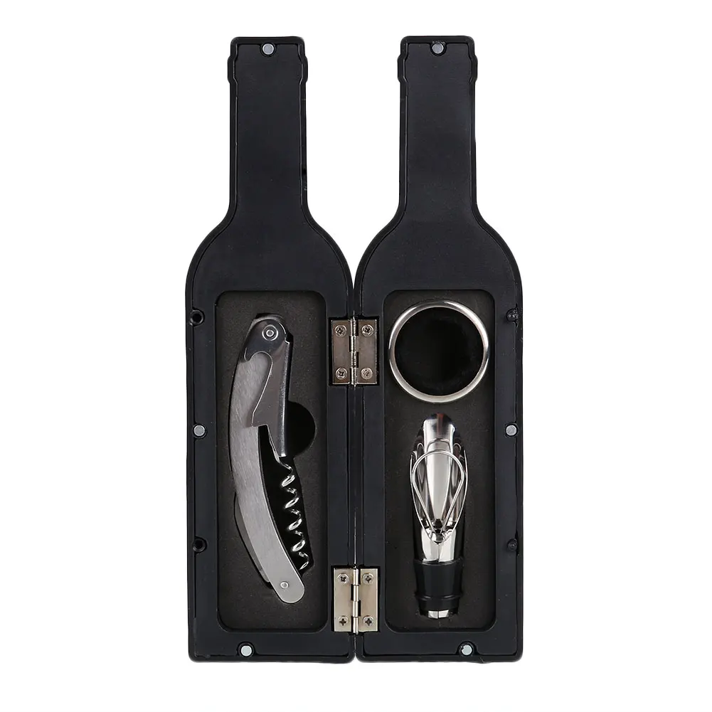 1 Set Red Wine Opener Wine Stopper Wine Ring Pourer Corkscrews Openors in Box Red Wine Opening Tool Set Gift For Friends
1 Set Red Wine Opener Wine Stopper Wine Ring Pourer Corkscrews Openors in Box Red Wine Opening Tool Set Gift For Friends