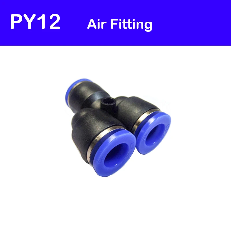 HIGH QUALITY PY12 500Pcs PY12 Air Pneumatic 12mm to 12mm Y Shaped Push in Connectors Quick Fittings
HIGH QUALITY PY12 500Pcs PY12 Air Pneumatic 12mm to 12mm Y Shaped Push in Connectors Quick Fittings