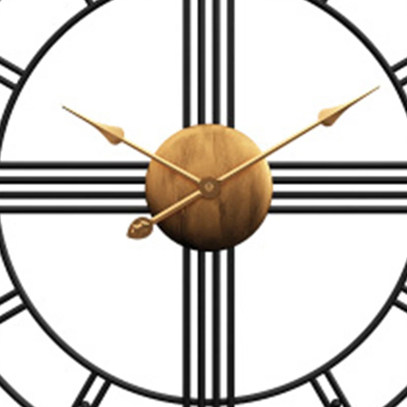 Modern Minimalist Clock Living Room Wall Clock Nordic Style Wrought Iron Silent Clock 50cm
Modern Minimalist Clock Living Room Wall Clock Nordic Style Wrought Iron Silent Clock 50cm