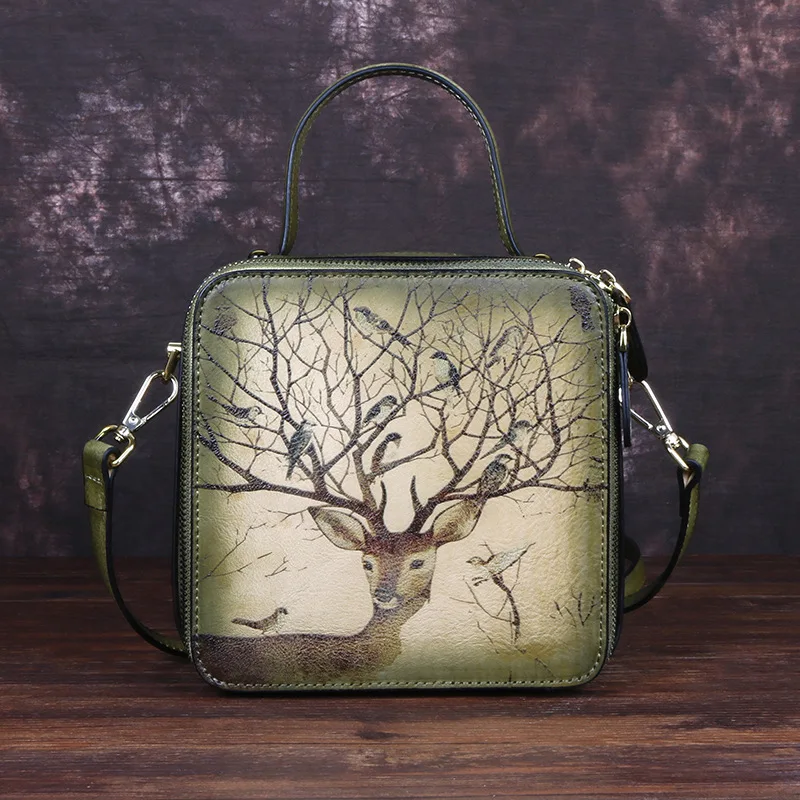 VOLASSS Women Handbags 2021 New Handmade Embossed Retro Flap Bag Female Genuine Leather Shoulder Bag Animal Print Crossbody Bags
VOLASSS Women Handbags 2021 New Handmade Embossed Retro Flap Bag Female Genuine Leather Shoulder Bag Animal Print Crossbody Bags