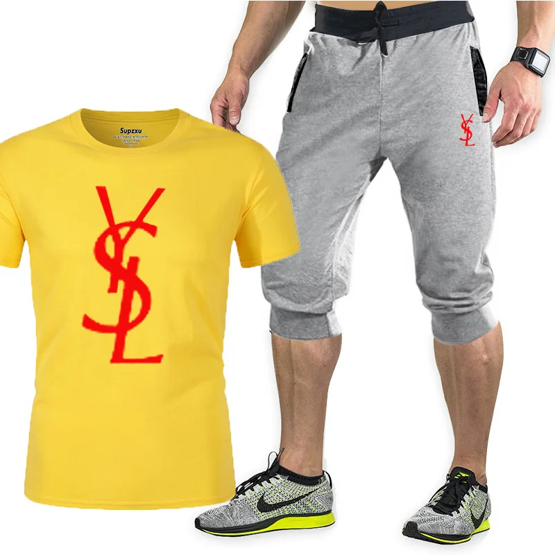 2021 new men's brand sportswear shorts suit short sleeve breathable T-shirt and shorts casual wear men's sports training suit
2021 new men's brand sportswear shorts suit short sleeve breathable T-shirt and shorts casual wear men's sports training suit