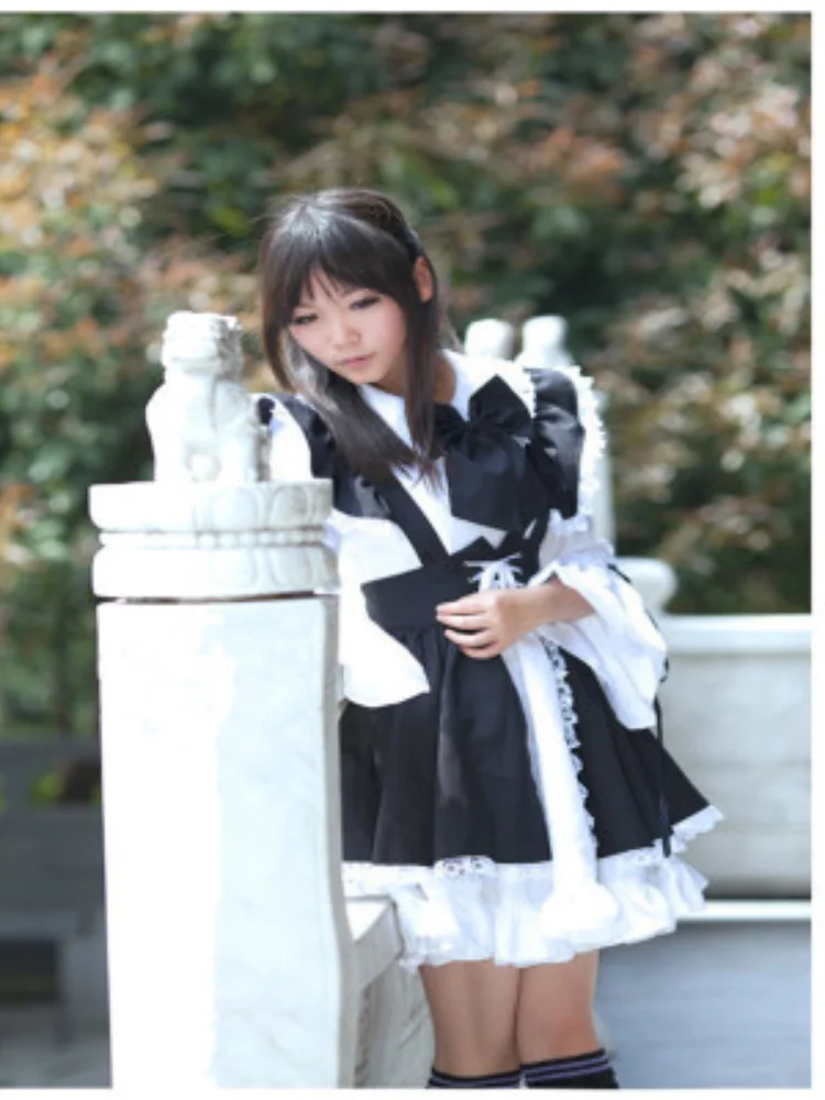 Orz -I Women Maid Outfit Anime Long Black and White Apron Dress Lolita Men Cosplay Costume
Orz -I Women Maid Outfit Anime Long Black and White Apron Dress Lolita Men Cosplay Costume