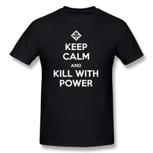 Midnite Star Manowar футболка с буквенным принтом надписью Keep Calm And Kill With