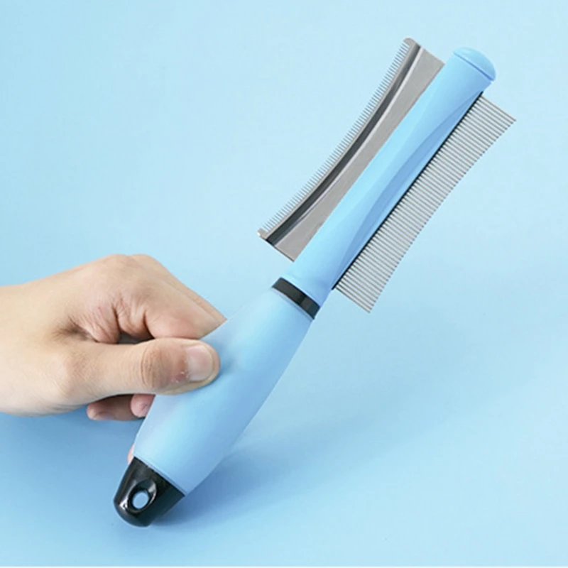 Pet Grooming Tool With Double Sided Dematting Rake Brush For Medium Longhaired Dropshipping
Pet Grooming Tool With Double Sided Dematting Rake Brush For Medium Longhaired Dropshipping