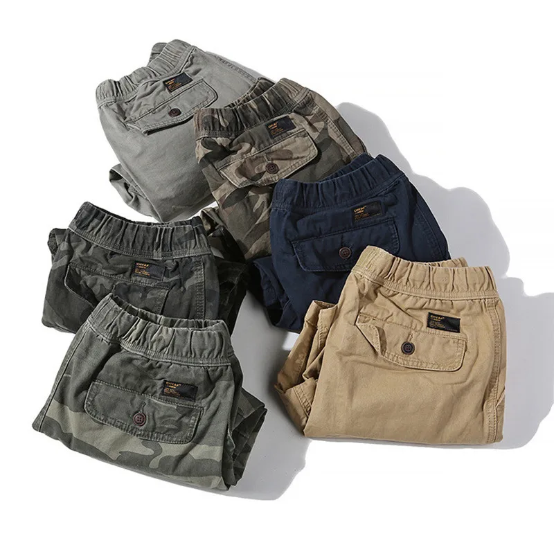2021 New Men's Summer Camouflage Shorts 100% Cotton Casual Mid-Waist Overalls Outdoor Loose Casual Cargo Shorts
2021 New Men's Summer Camouflage Shorts 100% Cotton Casual Mid-Waist Overalls Outdoor Loose Casual Cargo Shorts