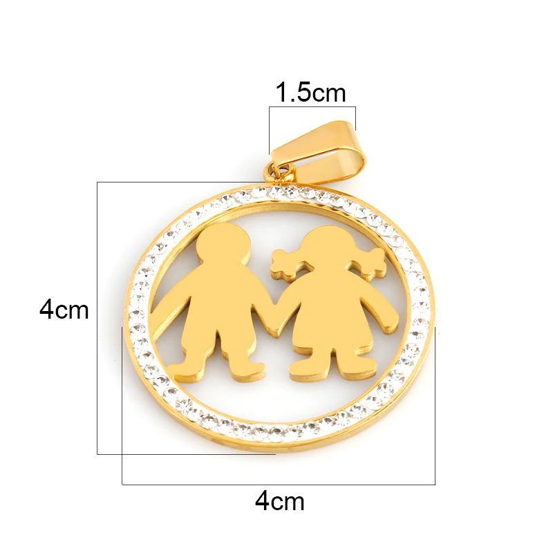 Stainless Steel Zircon Pendant High Quality Accessories Couple Pendants For DIY Jewelry Making Amulet Handmade Charms HXD
Stainless Steel Zircon Pendant High Quality Accessories Couple Pendants For DIY Jewelry Making Amulet Handmade Charms HXD