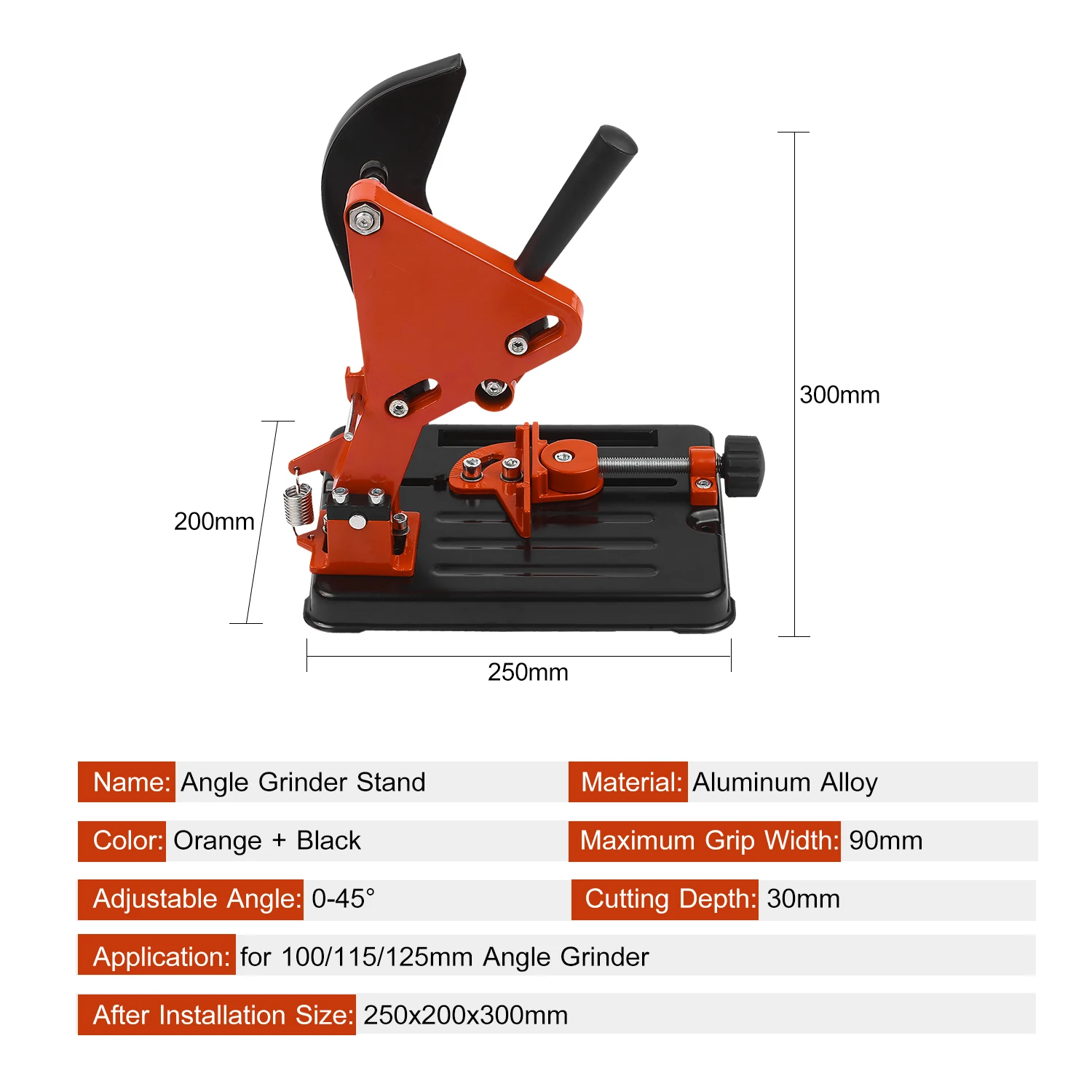 Multifunctional 100-125 Angle Grinder Stand Grinder Holder Cutter Support Cutting Machine for 100/115/125mm Angle Mill Woodwork
Multifunctional 100-125 Angle Grinder Stand Grinder Holder Cutter Support Cutting Machine for 100/115/125mm Angle Mill Woodwork