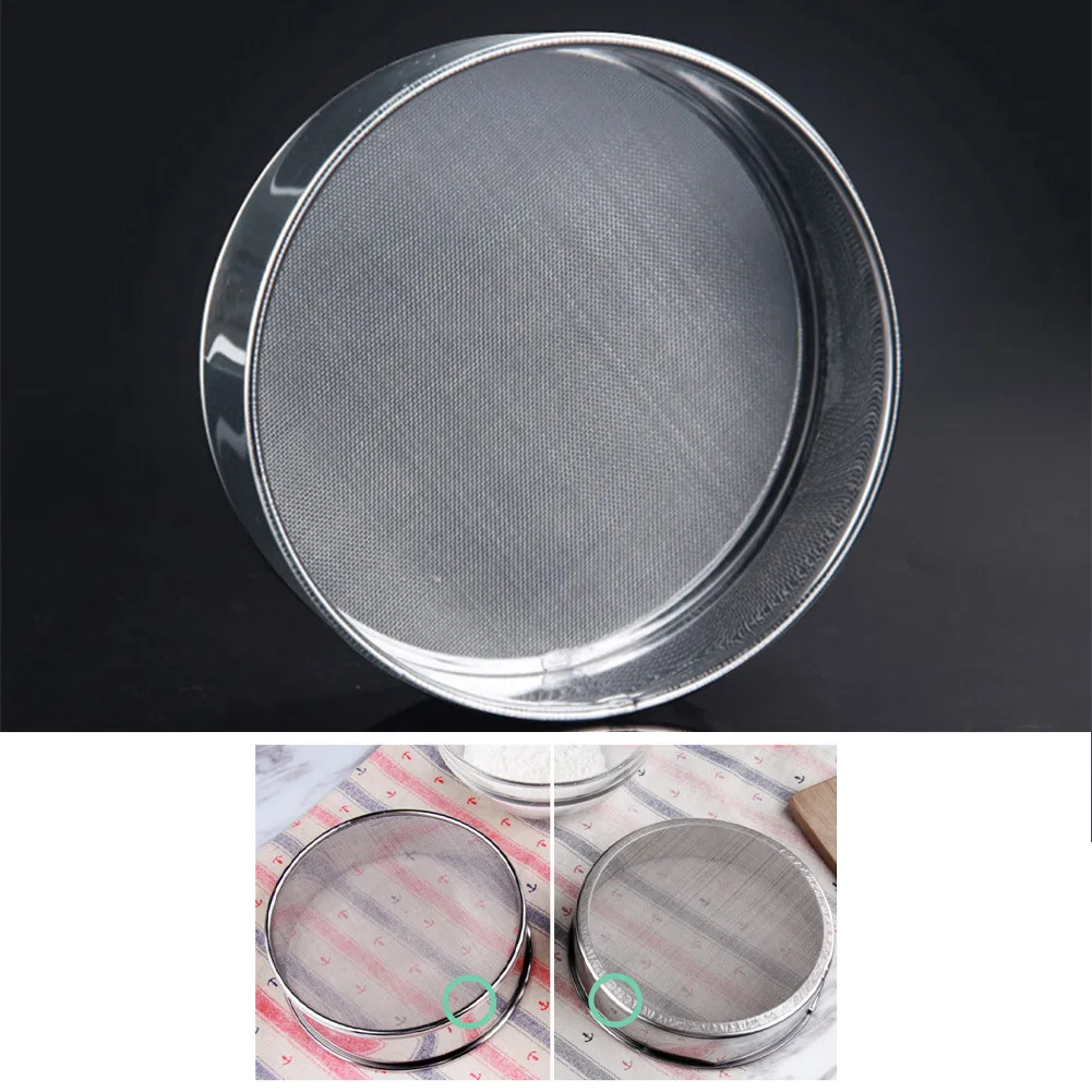 Fine Mesh Flour Sifter Round Stainless Steel Strainer Sifters For Kitchen Baking Tools Gadgets Colanders Strainers Flour Sieve
Fine Mesh Flour Sifter Round Stainless Steel Strainer Sifters For Kitchen Baking Tools Gadgets Colanders Strainers Flour Sieve