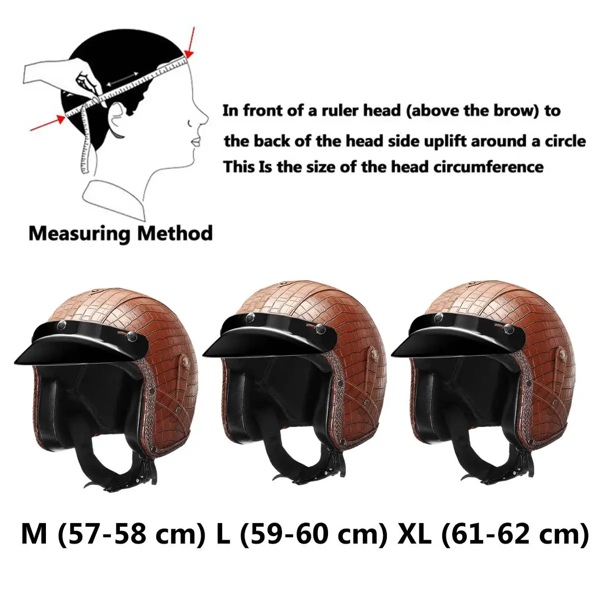 Open face 3/4 helmet personalized mens womens vintage retro motorcycle PU leather helmets M/L/XL
Open face 3/4 helmet personalized mens womens vintage retro motorcycle PU leather helmets M/L/XL
