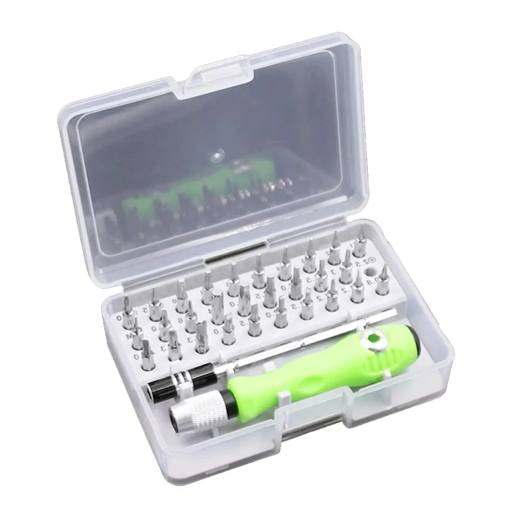 Multifunctional 32 In 1 Screwdriver Set Precision Mini Magnetic Screwdriver Bits Kit Maintenance Repairing Tools
Multifunctional 32 In 1 Screwdriver Set Precision Mini Magnetic Screwdriver Bits Kit Maintenance Repairing Tools