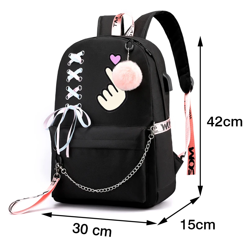 Рюкзак для девочек нейлоновый ноутбука путешествий | Багаж и сумки