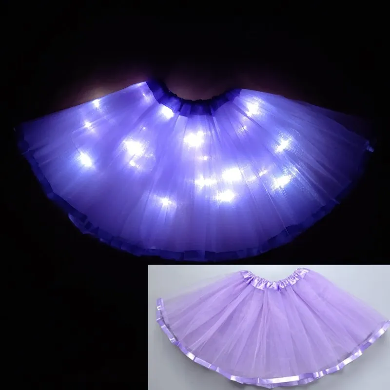 Новогодний светильник 2020 светодиодная детская одежда с юбкой-пачкой юбка