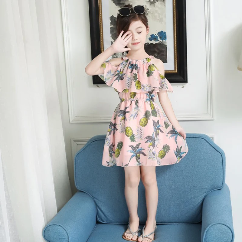 Printing Leader Girls Casual Dresses New Summer Kids Fruits Pineapple Print Costumes Baby Sweet Outfits Party Suits Toddler
Printing Leader Girls Casual Dresses New Summer Kids Fruits Pineapple Print Costumes Baby Sweet Outfits Party Suits Toddler