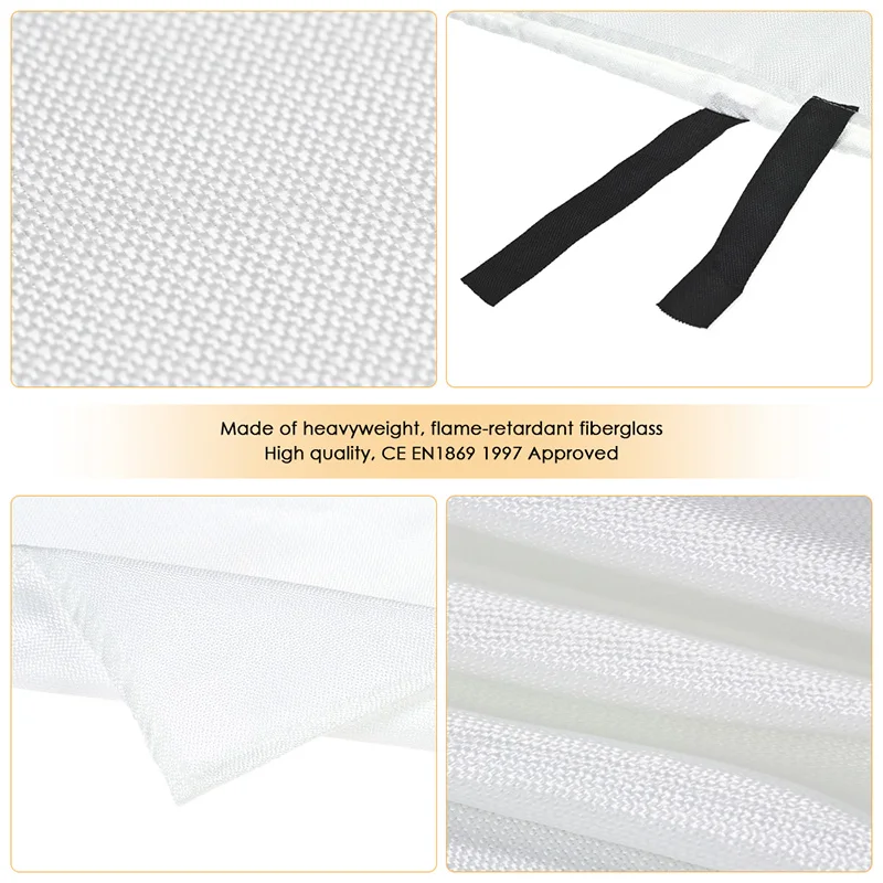 ZK20 1.5x1.5M Sealed Fire Blanket Home Safety Fighting Fire Extinguishers Tent Boat Emergency Survival Fire Shelter Safety Cover
ZK20 1.5x1.5M Sealed Fire Blanket Home Safety Fighting Fire Extinguishers Tent Boat Emergency Survival Fire Shelter Safety Cover