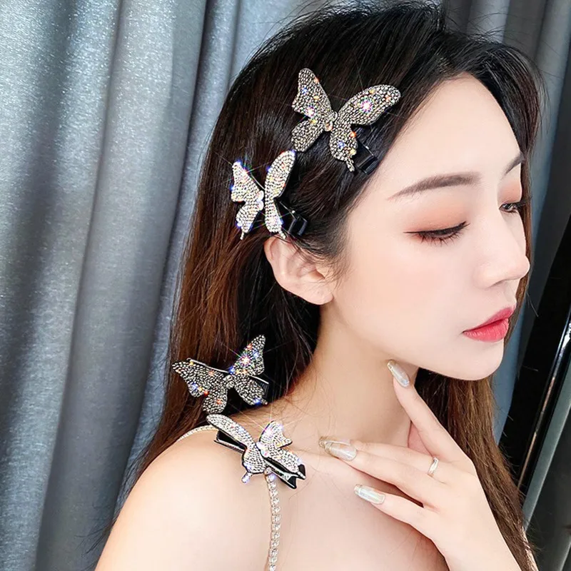 Women Butterfly Hair Clip Metal Rhinestone Hairpin Hairgrip Girls Headwear Barrette Hairpins Hair Jewelry Accessories Hot Sale
Women Butterfly Hair Clip Metal Rhinestone Hairpin Hairgrip Girls Headwear Barrette Hairpins Hair Jewelry Accessories Hot Sale