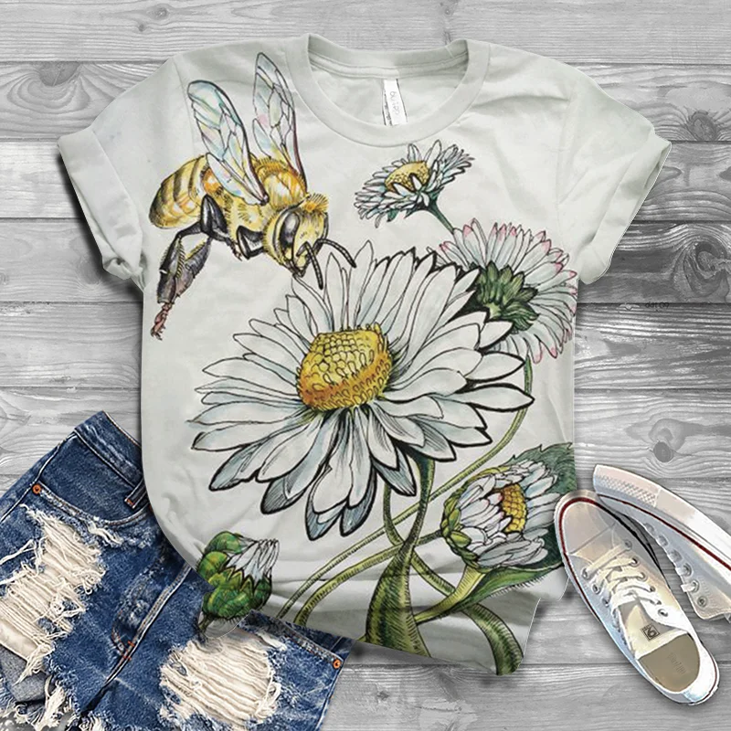 2021Fashion new men's and women's summer round neck 3D bee printing T-shirt children's street outdoor comfortable inch shirt
2021Fashion new men's and women's summer round neck 3D bee printing T-shirt children's street outdoor comfortable inch shirt