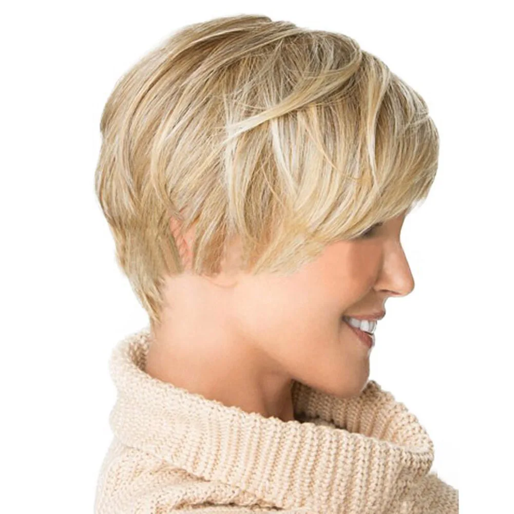 Short Layered Wigs(Blonde) for Women Pixie Cut Natural Look Synthetic Hair for Cosplay Costume
Short Layered Wigs(Blonde) for Women Pixie Cut Natural Look Synthetic Hair for Cosplay Costume
