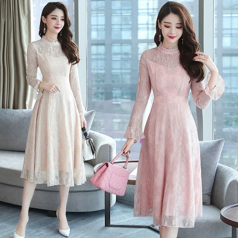 fashion vestidos de festa party winter autumn dress women black elegant lace modis midi korean casual pink office robe Dresses
fashion vestidos de festa party winter autumn dress women black elegant lace modis midi korean casual pink office robe Dresses