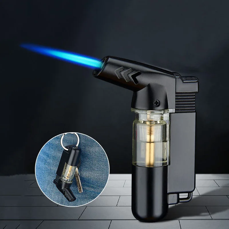 Small Windproof Spray Gun Blue Flame Inflatable Turbo Lighter Jet Cigar High Temperature Welding Torch Smoking Ignition Tool
Small Windproof Spray Gun Blue Flame Inflatable Turbo Lighter Jet Cigar High Temperature Welding Torch Smoking Ignition Tool