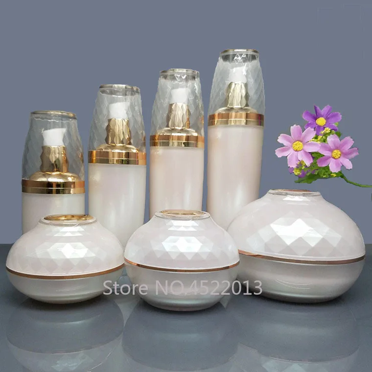 10pcs 30ml50ml80ml120ml Cosmetic Acrylic Emulsion Bottle, Portable Empty Liquid Spray Package, 30g50g120g Cosmetic Cream Jar
10pcs 30ml50ml80ml120ml Cosmetic Acrylic Emulsion Bottle, Portable Empty Liquid Spray Package, 30g50g120g Cosmetic Cream Jar