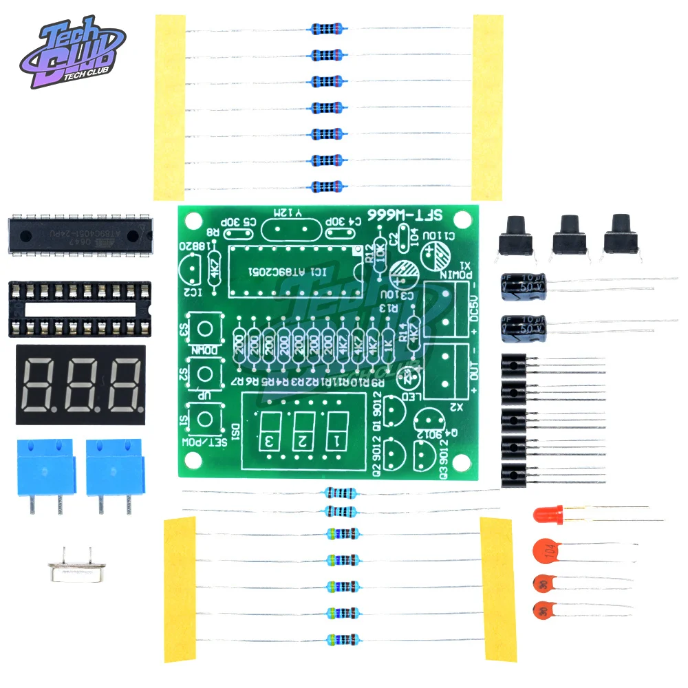 AT89C2051 DS18B20 LCD Digital Temperature Controller DIY Kit 5V DC Microcontroller Thermometer Meter Electronic Thermostat
AT89C2051 DS18B20 LCD Digital Temperature Controller DIY Kit 5V DC Microcontroller Thermometer Meter Electronic Thermostat