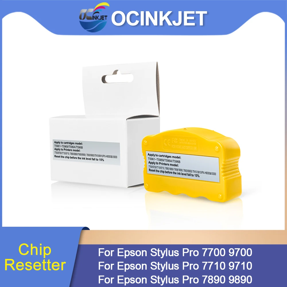 Сброс чипа чернильного картриджа для Epson T596A T636A T5961, для Epson Stylus Pro 7700 9700 7710 9710 7890 9890 7900 9900 7908 9908
Сброс чипа чернильного картриджа для Epson T596A T636A T5961, для Epson Stylus Pro 7700 9700 7710 9710 7890 9890 7900 9900 7908 9908