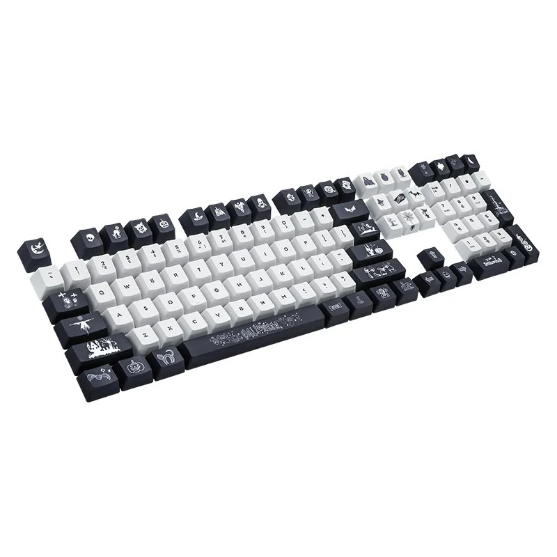 Personality Halloween Theme PBT Sublimation Satellite Shaft Opaque Keycaps 104/108 OEM Profile
Personality Halloween Theme PBT Sublimation Satellite Shaft Opaque Keycaps 104/108 OEM Profile