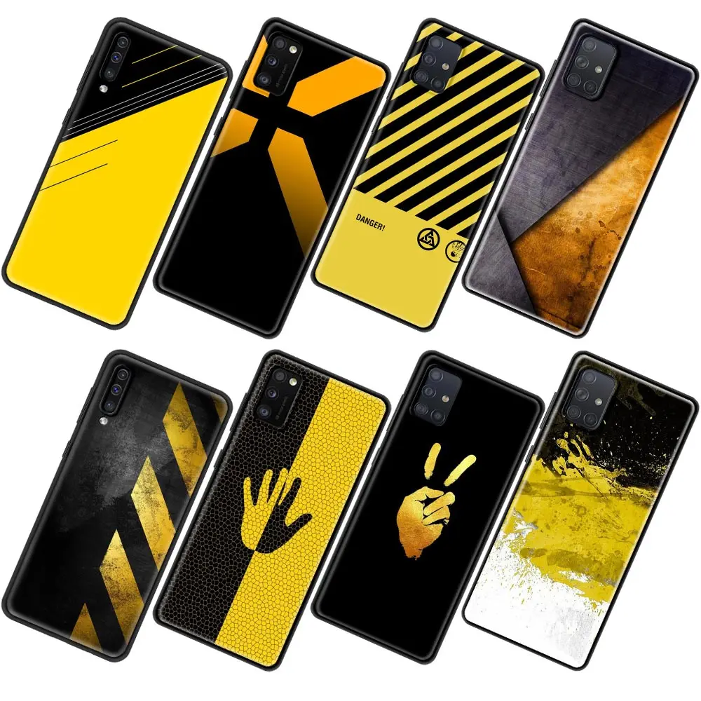 Case for Samsung Galaxy A12 A50 A70 A21S A71 A51 A01 A11 A02S A21 A31 A41 Silicone TPU Shell Cover Black Yellow fashion
Case for Samsung Galaxy A12 A50 A70 A21S A71 A51 A01 A11 A02S A21 A31 A41 Silicone TPU Shell Cover Black Yellow fashion