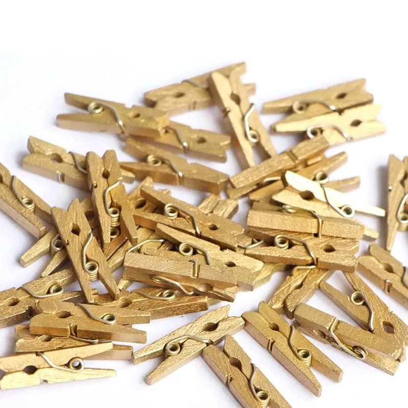 50pcs Mini Wooden Clip Gold Silver Black Christmas Photo Wall Mini Wood Clip 25/35mm Wooden Environmental Small Clothespin
50pcs Mini Wooden Clip Gold Silver Black Christmas Photo Wall Mini Wood Clip 25/35mm Wooden Environmental Small Clothespin