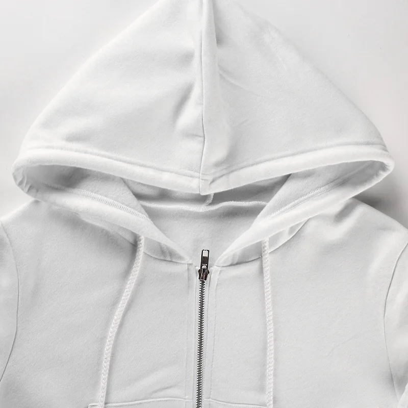 Oversized Solid Streetwear Hoodie Jacket Hooded Women Short Jacket Spring Autumn Casual Sexy Slim Loose Zipper Coat 
Oversized Solid Streetwear Hoodie Jacket Hooded Women Short Jacket Spring Autumn Casual Sexy Slim Loose Zipper Coat