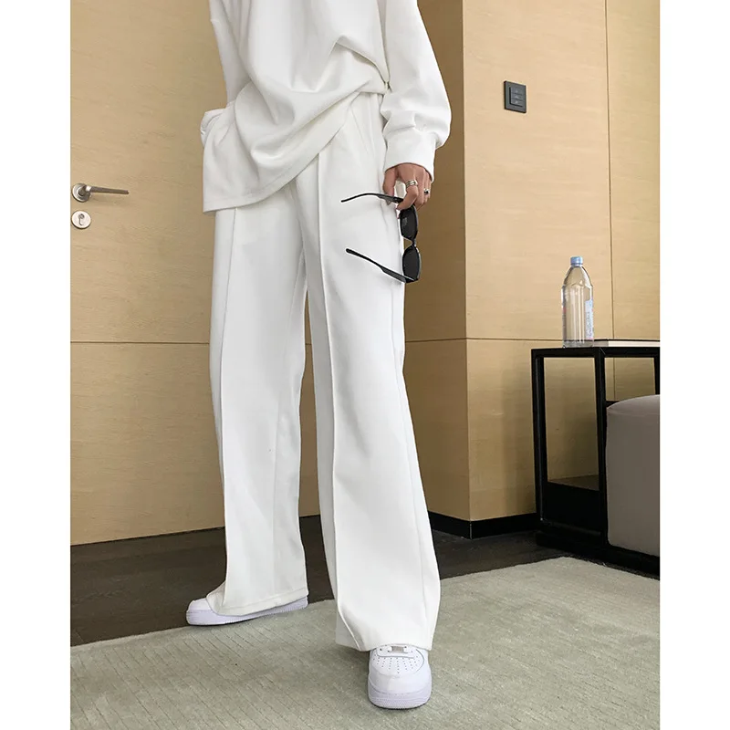 Solid Plush Casual Pants Womens 2021 Spring Autumn Loose Lazy Fashion Sports Trousers Women thicked High Waist Pants Women
Solid Plush Casual Pants Womens 2021 Spring Autumn Loose Lazy Fashion Sports Trousers Women thicked High Waist Pants Women