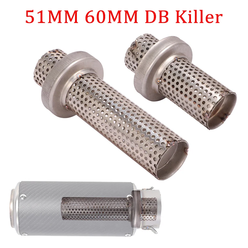 51mm 60mm DB Killer Catalyst Universal Slip On Motorcycle Silencer Noise Sound Eliminator Exhaust Flow Moto Escape Muffler
51mm 60mm DB Killer Catalyst Universal Slip On Motorcycle Silencer Noise Sound Eliminator Exhaust Flow Moto Escape Muffler