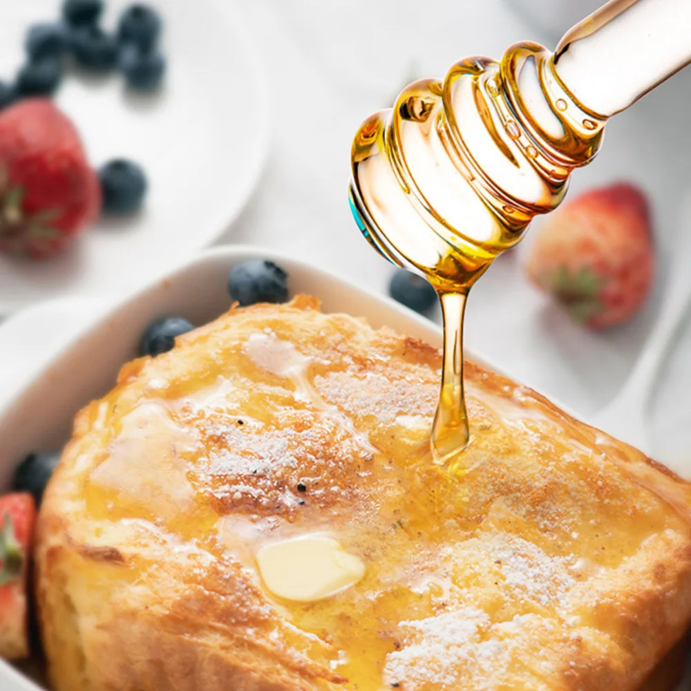 2 Sets Household Honey Storage Pots Glass Honey Jars with Dippers (Transparent)
2 Sets Household Honey Storage Pots Glass Honey Jars with Dippers (Transparent)