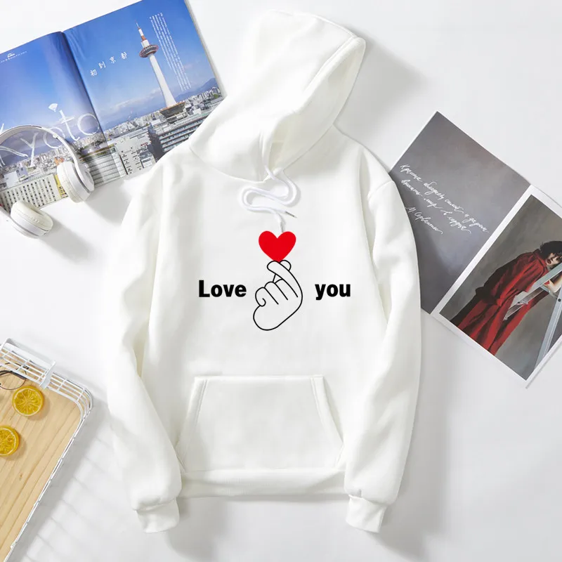 2021 Kpop Pullover stitch hoodie Women Oversize Casual Doodle love you heart print long sleeve Sweatshirt Female Mujer Clothes
2021 Kpop Pullover stitch hoodie Women Oversize Casual Doodle love you heart print long sleeve Sweatshirt Female Mujer Clothes
