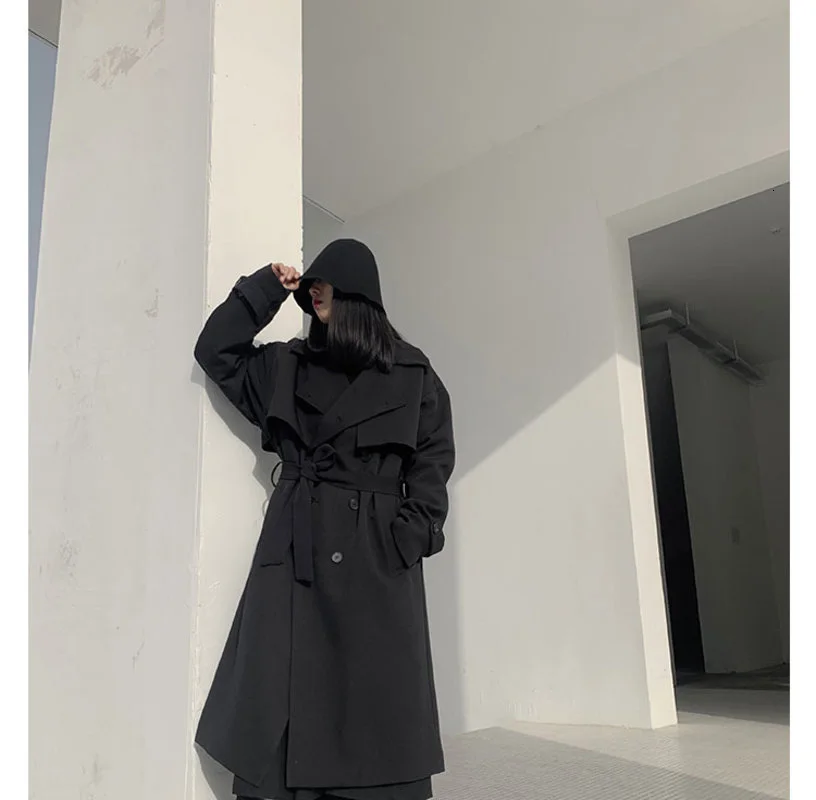 Women Long Cotton-paded Big Size Trench New Lapel Long Sleeve Loose Fit Windbreaker Fashion Spring Autumn 2021
Women Long Cotton-paded Big Size Trench New Lapel Long Sleeve Loose Fit Windbreaker Fashion Spring Autumn 2021