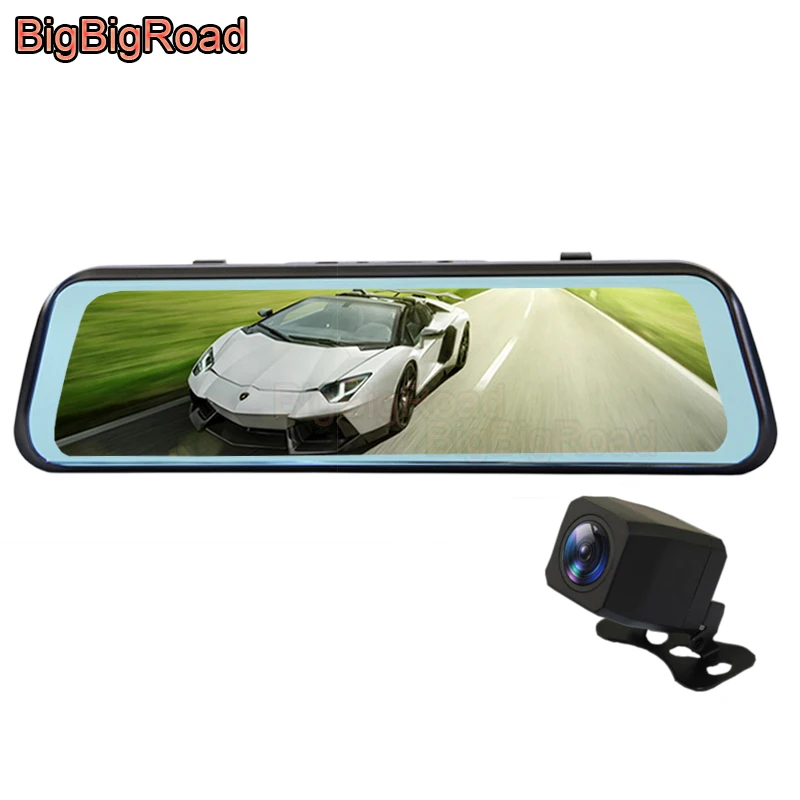 BigBigRoad Car DVR Dash Camera Stream RearView Mirror IPS Screen Video Recorder For Hyundai Aslan KONA Palisade Rohens Veracruz
BigBigRoad Car DVR Dash Camera Stream RearView Mirror IPS Screen Video Recorder For Hyundai Aslan KONA Palisade Rohens Veracruz