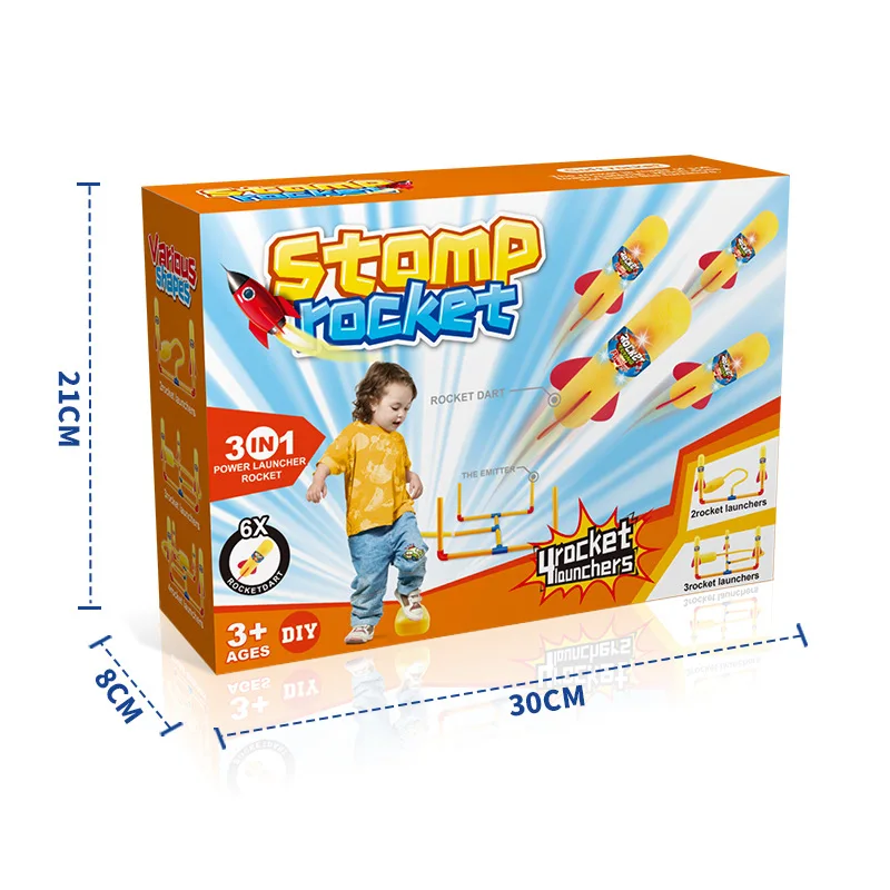 Toy Rocket Launcher For Kids Air Pressed Stomp Rocket Pedal Games Toy Outdoor Led Light Rocket Sports Toy For Kids And Adults
Toy Rocket Launcher For Kids Air Pressed Stomp Rocket Pedal Games Toy Outdoor Led Light Rocket Sports Toy For Kids And Adults