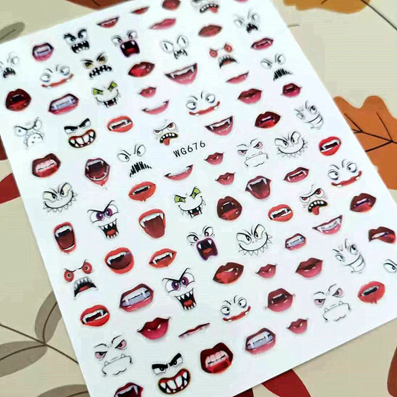 Newest Red Lips Design Self Adhesive DIY Decoration Decal Stamping Nail Art Stickers WG 676 677
Newest Red Lips Design Self Adhesive DIY Decoration Decal Stamping Nail Art Stickers WG 676 677