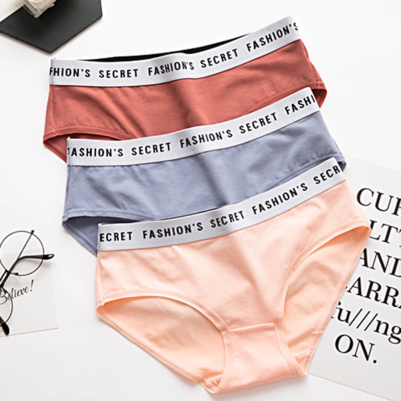 Women Sexy Panties Seamless Fashion Letter Underwear Cotton Mid-Rise Briefs Girls Antibacterial Lingerie Underpants 4pcs/lot
Women Sexy Panties Seamless Fashion Letter Underwear Cotton Mid-Rise Briefs Girls Antibacterial Lingerie Underpants 4pcs/lot